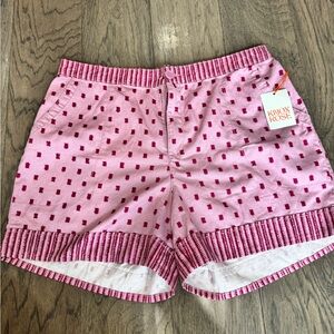 Knox Rose Women’s Shorts NWT Pink Geometric Print Pull-On Casual Shorts Size XXL